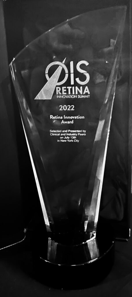 OIS Retina Innovation Summit
2022 Retina Innovation Award

Selected and Presented by Clinical and Industry Peers
on July 13th
in New York City